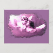 ヴィンテージフランスのエンゼルスデザイン ポストカード (正面)