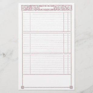 ヴィンテージフランスのオークリーフレッドジャンクジャーナルページ チラシ