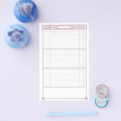 ヴィンテージフランスのオークリーフレッドジャンクジャーナルページ チラシ (シングル)