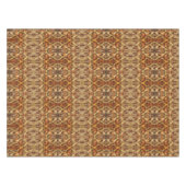 ヴィンテージフランスのオ素朴ンム秋ブラウンダマスク テーブルクロス (正面(横))