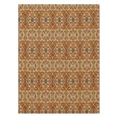 ヴィンテージフランスのオ素朴ンム秋ブラウンダマスク テーブルクロス (正面)