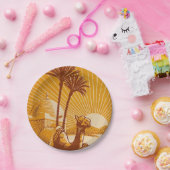 ヴィンテージフランスのカサブランカメルプレート ペーパープレート (パーティー)