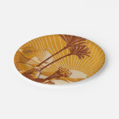 ヴィンテージフランスのカサブランカメルプレート ペーパープレート (アングル)