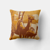 ヴィンテージフランスのカサブランカ装飾用クッション クッション (裏面)