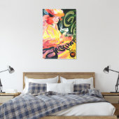 ヴィンテージフランスのカフェキャンバスプリント キャンバスプリント (インサイチュ (寝室))