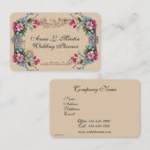 ヴィンテージフランスのカントリーガーデン 名刺 (正面/裏面)