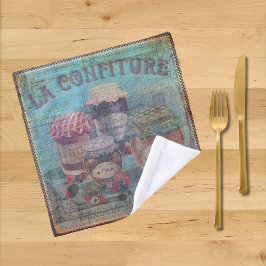 ヴィンテージフランスのカントリーザムジャース ウォッシュタオル