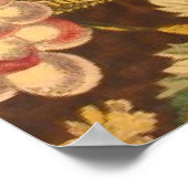 ヴィンテージフランスのカントリーバードフローラプリント ポスター (角)