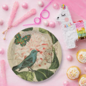 ヴィンテージフランスのカントリーボタニカルパリティーパーティー ペーパープレート (パーティー)