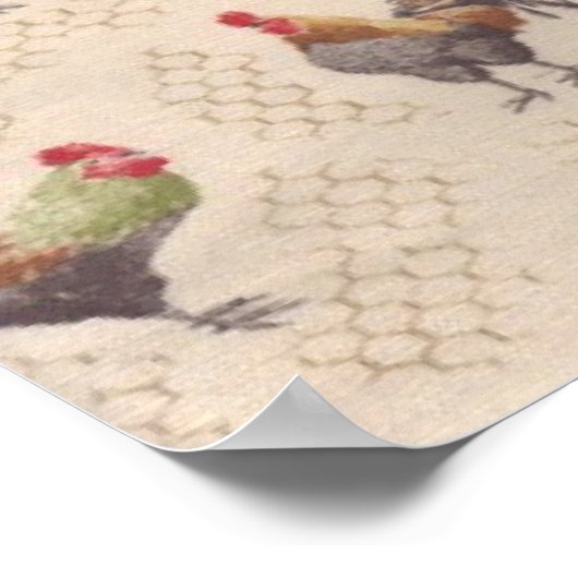 ヴィンテージフランスのカントリーロターズヘンアートプリント ポスター (角)