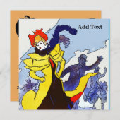 ヴィンテージフランスのカード (正面/裏面)