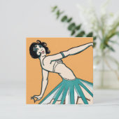 ヴィンテージフランスのカード (スタンド正面)