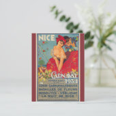 ヴィンテージフランスのカーニバルニース1934 カード (スタンド正面)