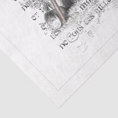 ヴィンテージフランスのガーデンガールティッシュペーパー 薄葉紙 (詳細)