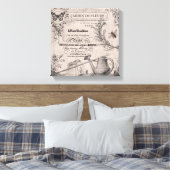 ヴィンテージフランスのガーデン延伸キャンバス キャンバスプリント (インサイチュ (寝室))