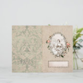 ヴィンテージフランスのガールバラ銘板ジャーナルページ (スタンド正面)