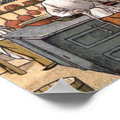 ヴィンテージフランスのキッチンイラストレーション ポスター (角)