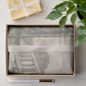 ヴィンテージフランスのキャッスルエッチングパリデコペ 薄葉紙 (ギフト)