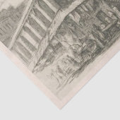 ヴィンテージフランスのキャッスルエッチングパリデコペ 薄葉紙 (詳細)