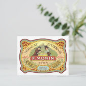 ヴィンテージフランスのキャンディラベル ポストカード (スタンド正面)