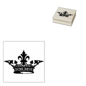 ヴィンテージフランスのクラウンゴム印 ラバースタンプ (押印)