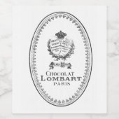 ヴィンテージフランスのクラシックパリ ワインラベル (シングルラベル)