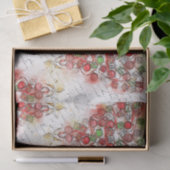 ヴィンテージフランスのクリスマスツリー(水彩) 薄葉紙 (ギフト)