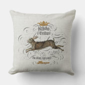 ヴィンテージフランスのグラフィック装飾用クッション クッション (正面)