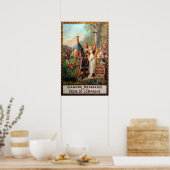 ヴィンテージフランスのグランデブラッスリービール広告 ポスター (キッチン)