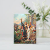 ヴィンテージフランスのグランデブラッスリービール広告 ポストカード (スタンド正面)