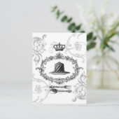 ヴィンテージフランスのケーキはがき ポストカード (スタンド正面)