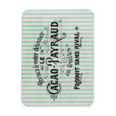 ヴィンテージフランスのココアパウダー広告 マグネット (縦)