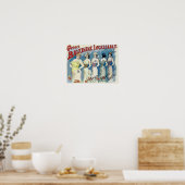 ヴィンテージフランスのコルセット広告 ポスター (キッチン)