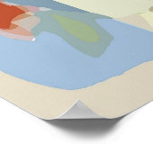 ヴィンテージフランスのコルセット広告 ポスター (角)