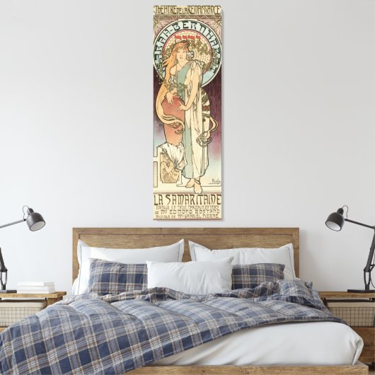 ヴィンテージフランスのシアターのポスター キャンバスプリント (インサイチュ (寝室))