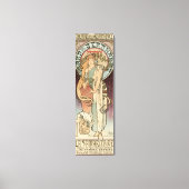 ヴィンテージフランスのシアターのポスター キャンバスプリント (正面)