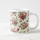 ヴィンテージフランスのシック ジャンボコーヒーマグカップ (右)