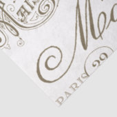 ヴィンテージフランスのシティネームパリティッシュペーパー 薄葉紙 (詳細)