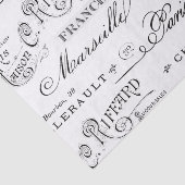 ヴィンテージフランスのシティネームパリティッシュペーパー 薄葉紙 (詳細)