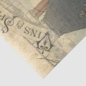 ヴィンテージフランスのシャトーブズヴィンヤードデクページ 薄葉紙 (詳細)