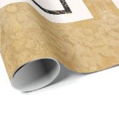 ヴィンテージフランスのシャンデリア建築スケッチ ラッピングペーパー (ロールコーナー)