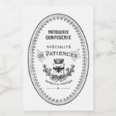 ヴィンテージフランスのショップのラベル フードラベル (シングルラベル)