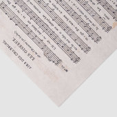 ヴィンテージフランスのシート音楽 薄葉紙 (詳細)