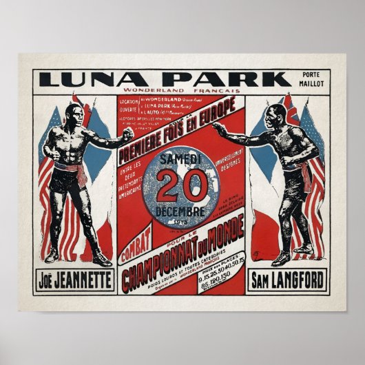 ヴィンテージフランスのジャネット対ランフォードポスター ポスター (正面)