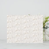 ヴィンテージフランスのジャルダン手書きスクリプトノート (スタンド正面)