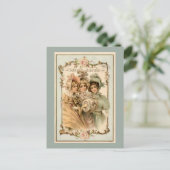 ヴィンテージフランスのジュエリー工場広告 ポストカード (スタンド正面)