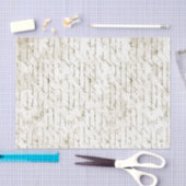 ヴィンテージフランスのスクリプグランジト筆記体T 薄葉紙 (クラフト)