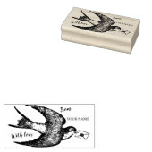 ヴィンテージフランスのスタンプ付き ラバースタンプ (押印)