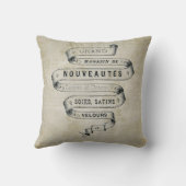 ヴィンテージフランスのストア広告 クッション (裏面)