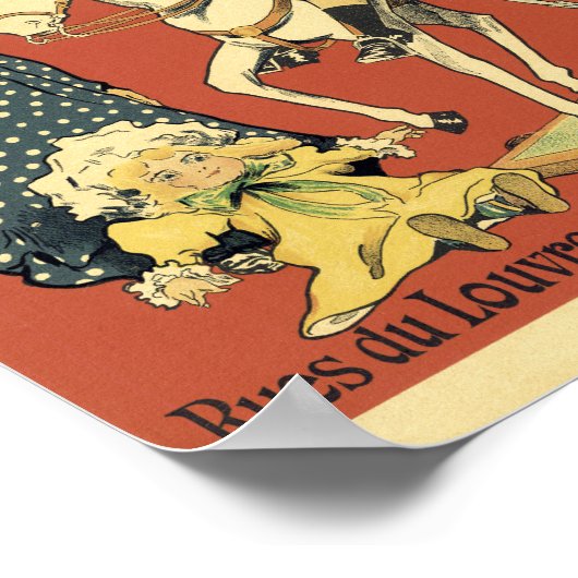 ヴィンテージフランスのス広告グランドバザールデハレス ポスター (角)